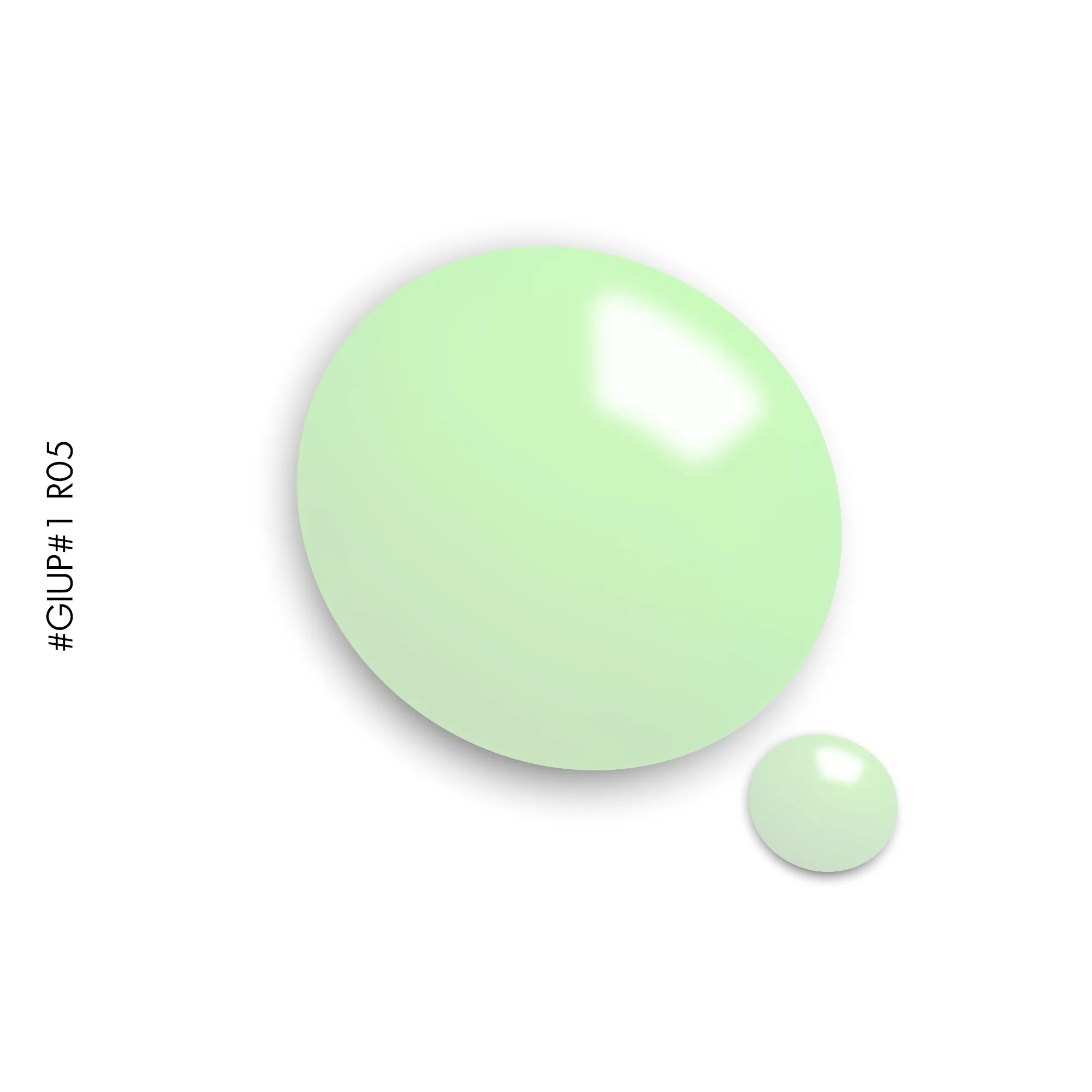 R10 Green gel polish